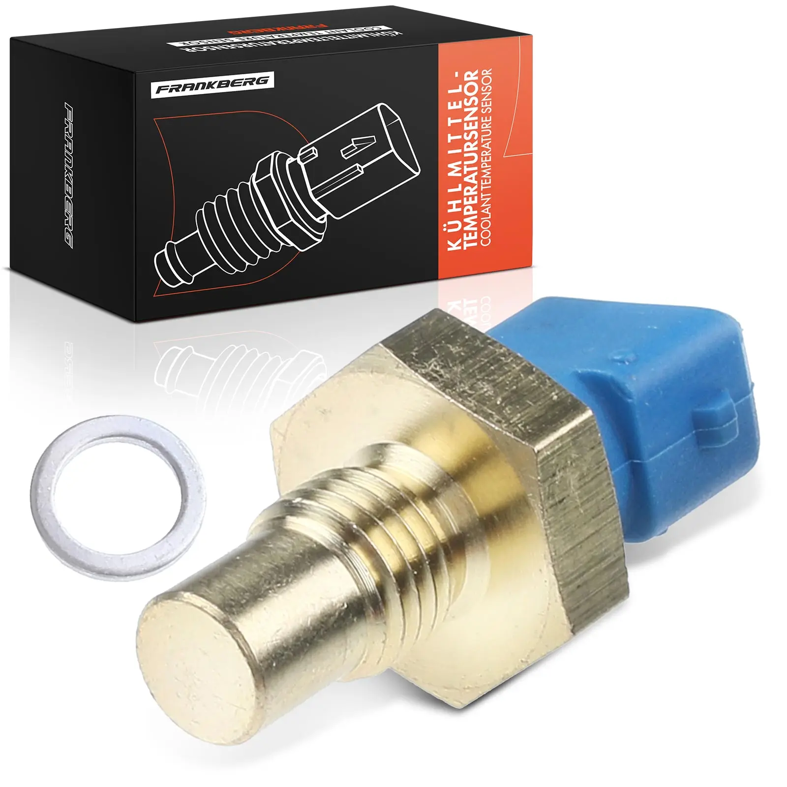 Frankberg 1x Koelvloeistoftemperatuursensor Temperatuursensor voor Chevrolet Aveo Matiz Spark Opel 96325864 96815490 330651 82061