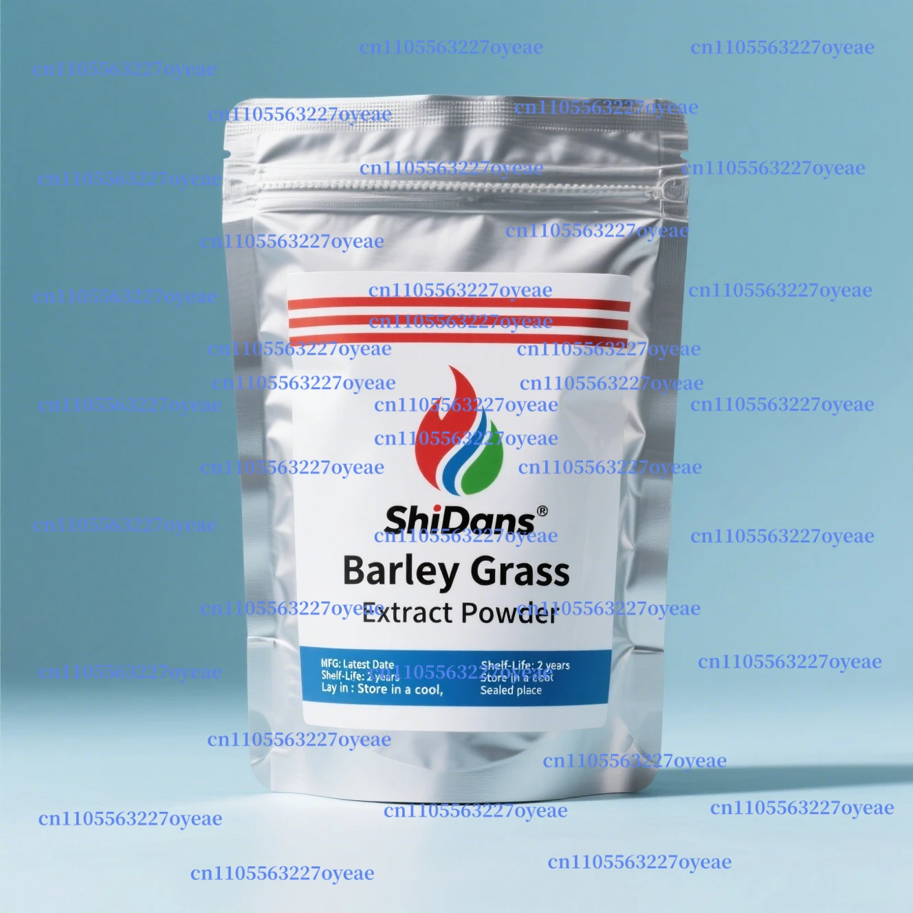 Embalaje de bolsa de papel de aluminio personalizado 100% natural de hierba de cebada (Da Mai Cao) para distribuidores globales