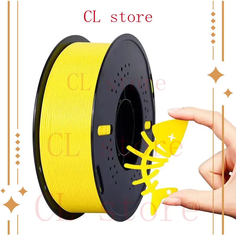 

Нить из ТПУ 95А, мягкая эластичная нить для 3D-принтера 1,75 мм, точность размеров ± 0,03 мм, катушка 1 кг (ТПУ-желтый-1 кг)
