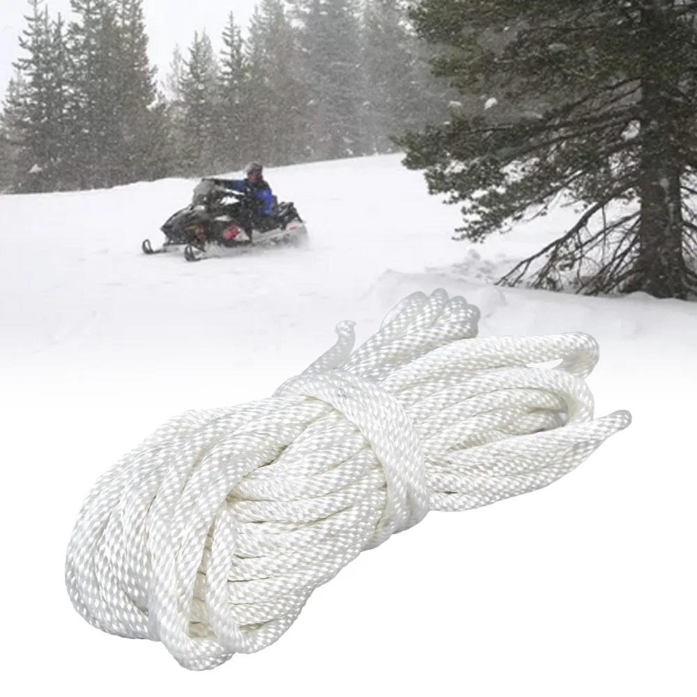 Durable Universal Recoil Starter Rope White Nylon Pull Cord String Starter Rope for GX160 Recoil Starter Lawn Mower