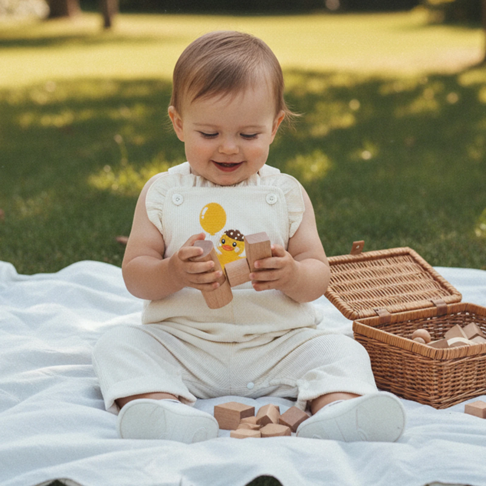 

Детский комбинезон для девочек без рукавов с рюшами и вышивкой в виде утки, ромпер для малышей