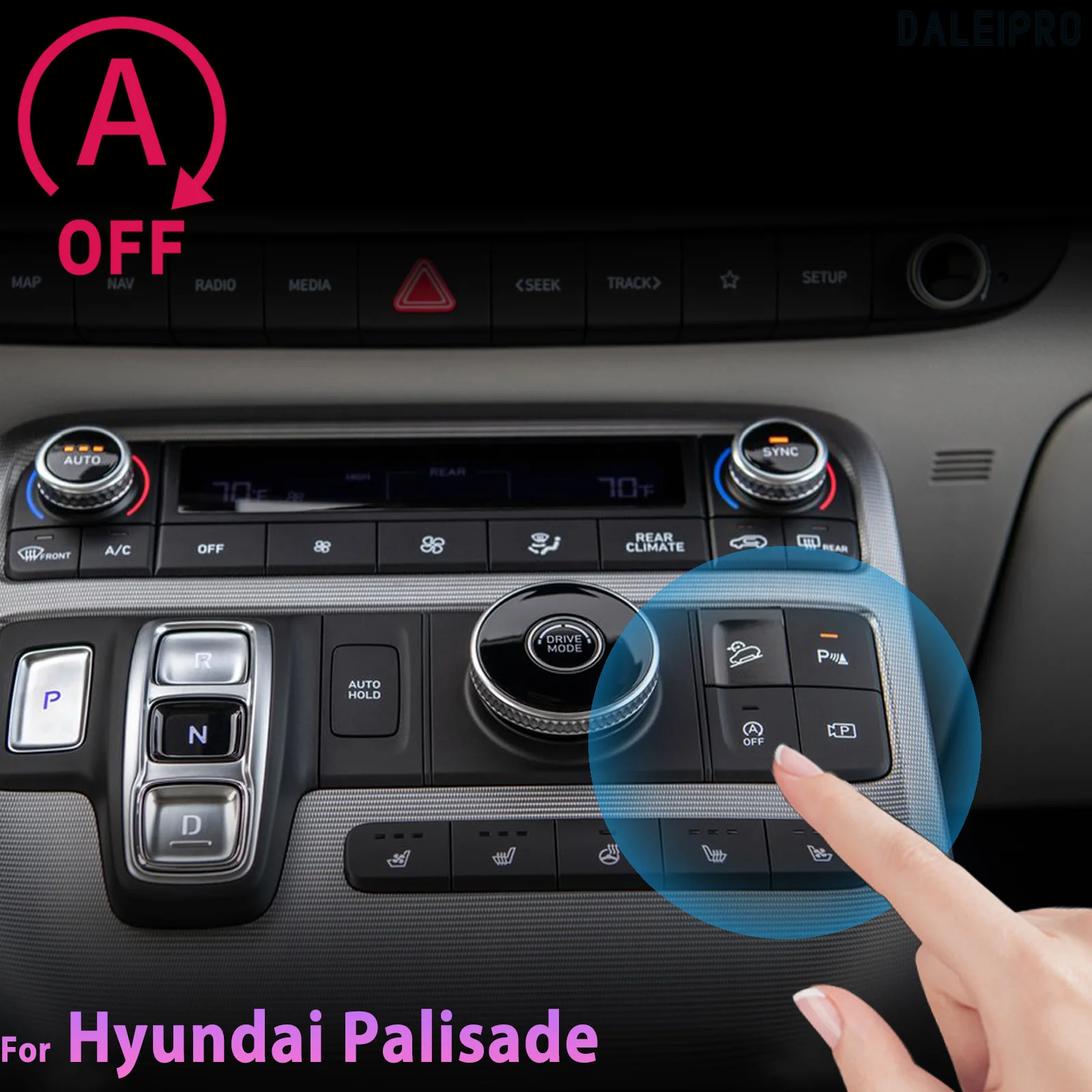 For Hyundai Palisade 2019 2020-2024 Automatic Stop Start Engine System Disable Smart Shut Down Car Auto Start Stop Eliminator