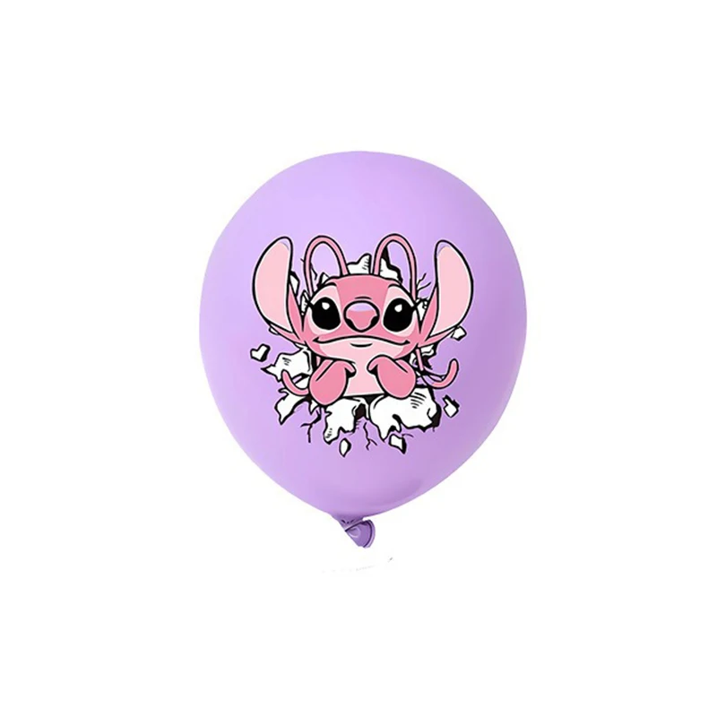 18 stuks Disney Lilo & Stitch Kids Verjaardagsfeestje Decoratie 12 inch Latex Ballonnen Stitch Angel Thema Babyshower Benodigdheden Geschenken