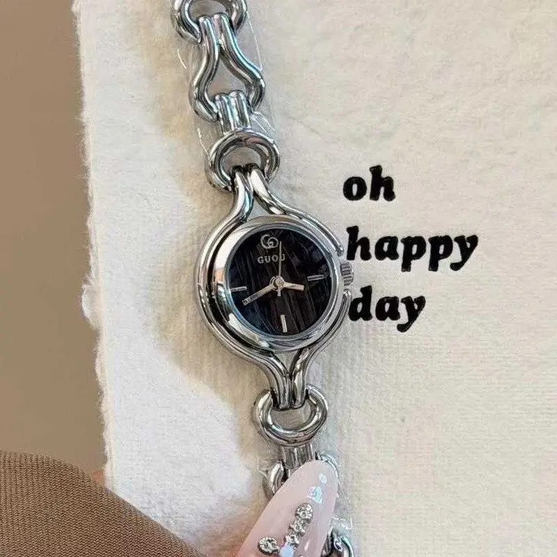 ساعة يد نسائية عالية القيمة، طراز جديد عصري، ساعة سوار ذات هيكل عظمي خفيف فاخر، ساعة نسائية عصرية. #4