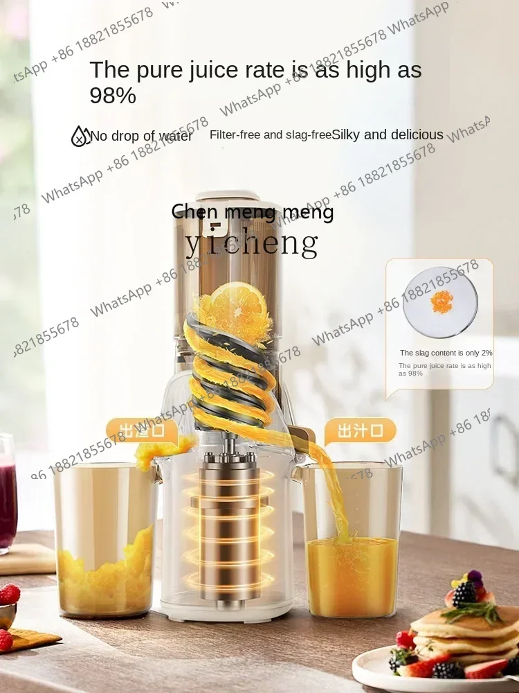 المبيعات الساخنة الجديدة وصول ZF عصارة صغيرة بطيئة طحن المنزلية الخبث فصل العصير التلقائي جديد قطر كبير