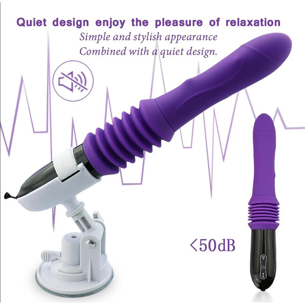 التحكم عن بعد كبير دسار الهزاز تلسكوبي التلقائي آلة الجنس منتجات الجنس الكبار مع شفط كأس لعبة الجنس المثيرة للمرأة #5