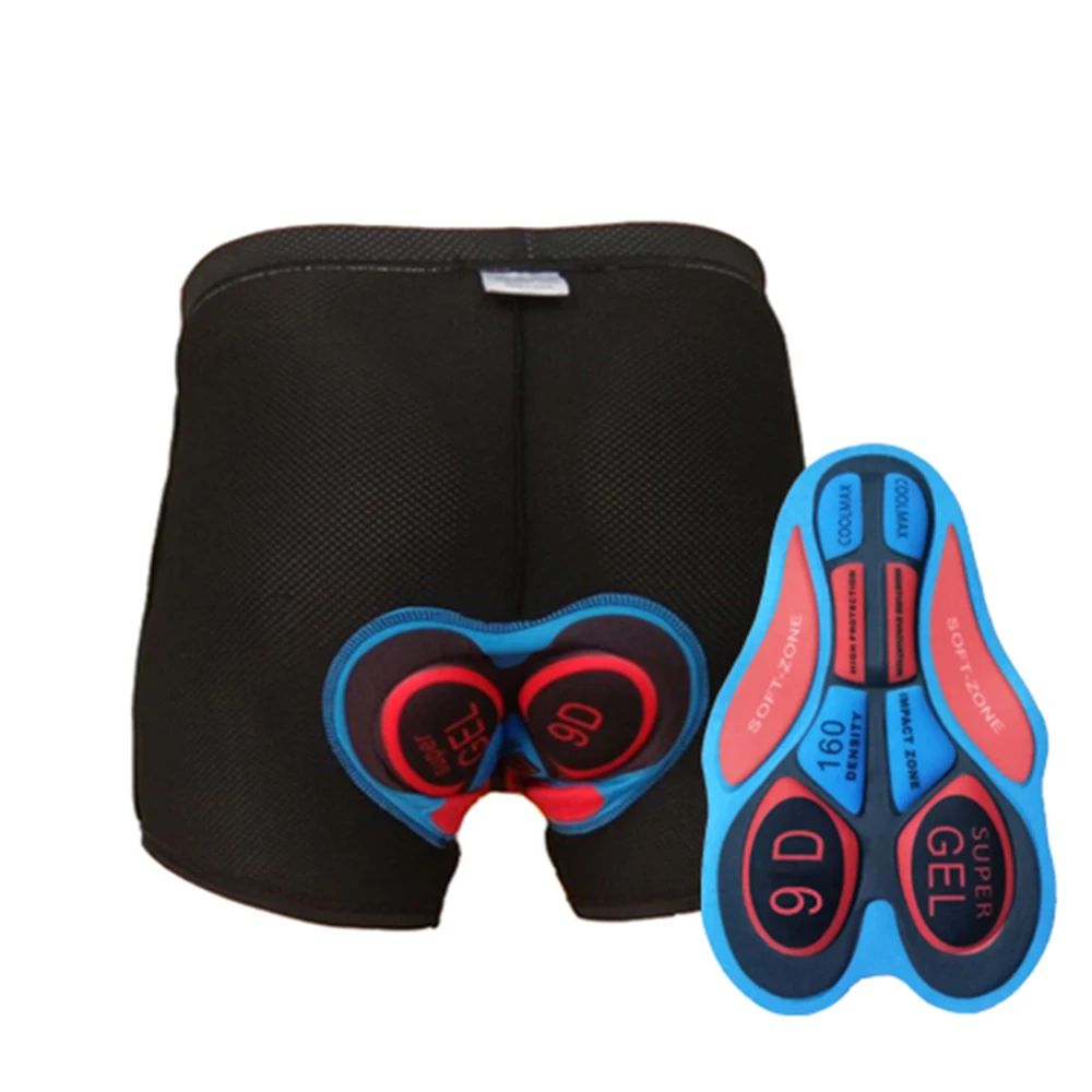 Raudax Unisex stoßfeste Radhose, enge Fahrrad-Slips, bequeme Fahrradunterwäsche mit Schwammpolsterung für Männer und Frauen 4