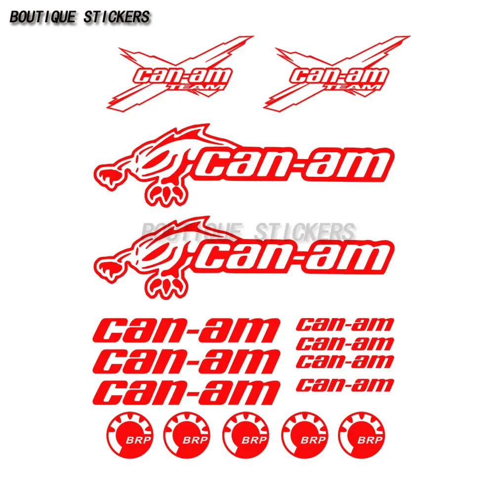 

High quality car sticker Canam Team BRP Renegade Outlander Quad ATV car sticker waterproof PVC