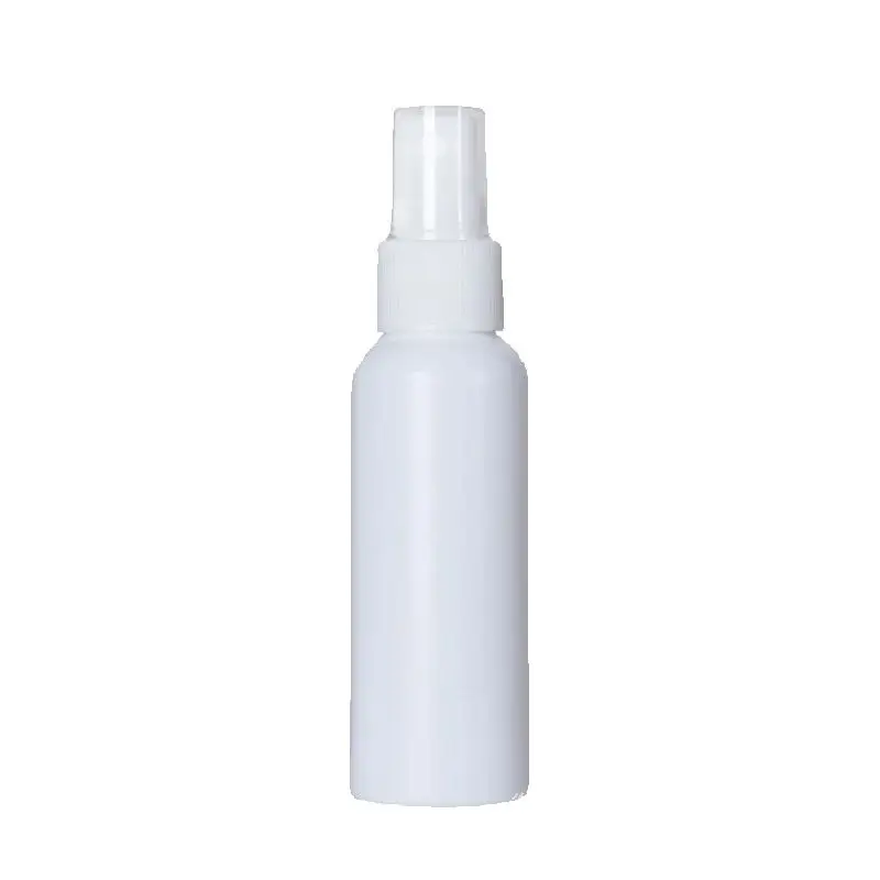 10X10ml 30/60/100ml flacon en plastique blanc vide en HDPE avec pulvérisateur fin à brume/bouchons à vis résistants aux enfants, désinfectant, nettoyage pharmaceutique