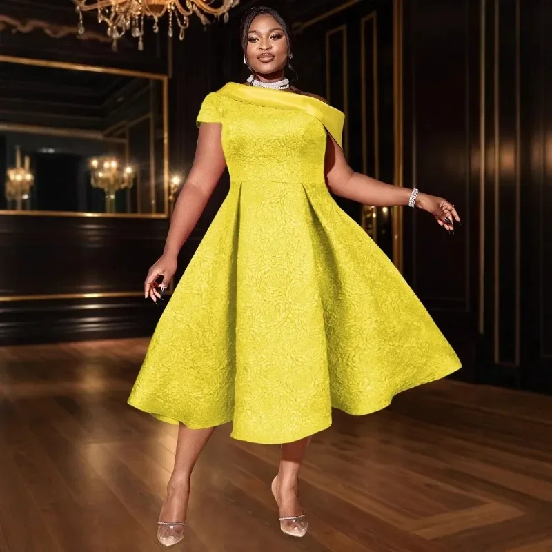 

S-4XL плюс размер африканские вечерние платья для женщин осеннее элегантное африканское платье миди с короткими рукавами Dashiki африканская одежда