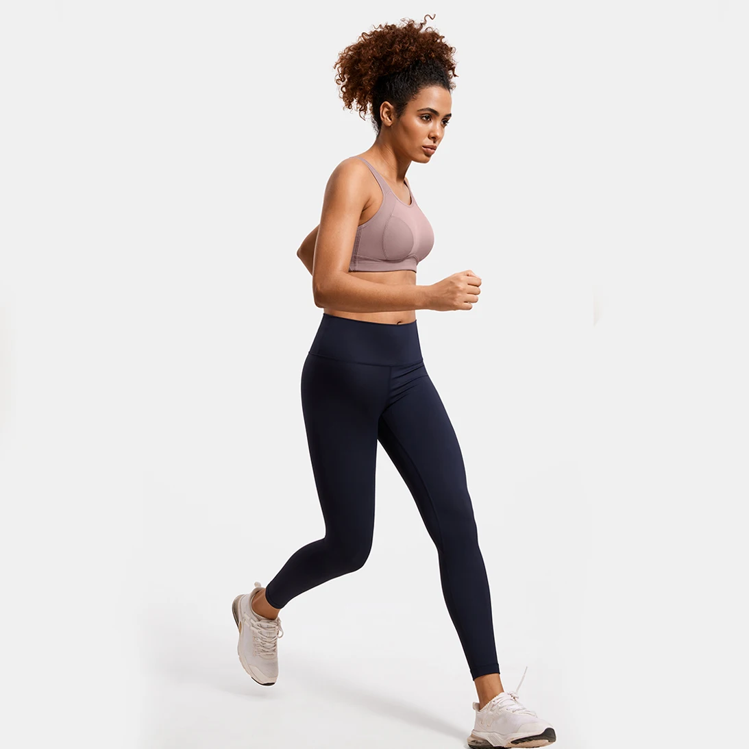 Women Sport Bras High Support Full Coverage No Padded Wireless Running Fitness Lady Sportwear Tops Plus Size Black Yoga Bras