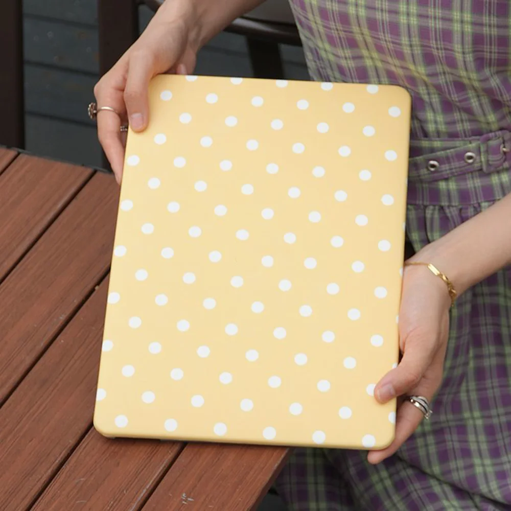 Ins Polka Dots New Laptop Case For Macbook 13Neo A3404 Air 13.6 M4 M3 M2 A2681 A3113 A3240 Air13.3 A1932 Air15 ProtectiveCover