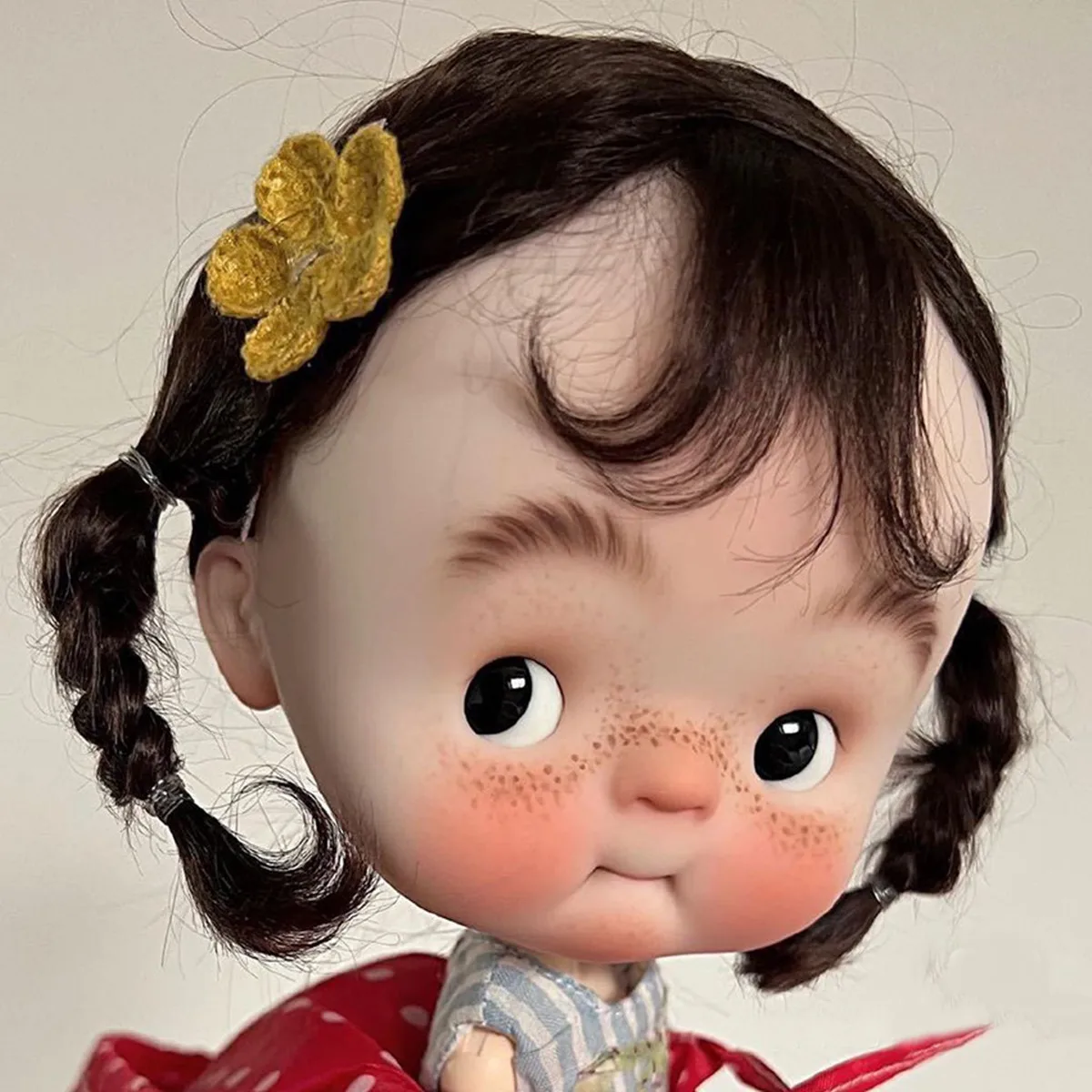 Q new1/6 sd bjd boneca do bebê bjd reformulação personalizar bonecas de resina luxo puro nu boneca cabeça móvel com corpo pequeno em estoque navio