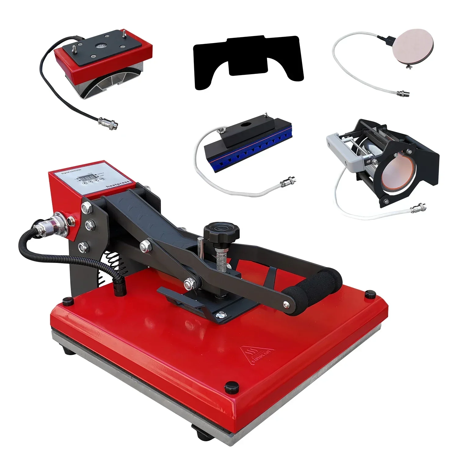 

Prior 8 in 1 sublimation machine heat press machine for printing t-shirt machine