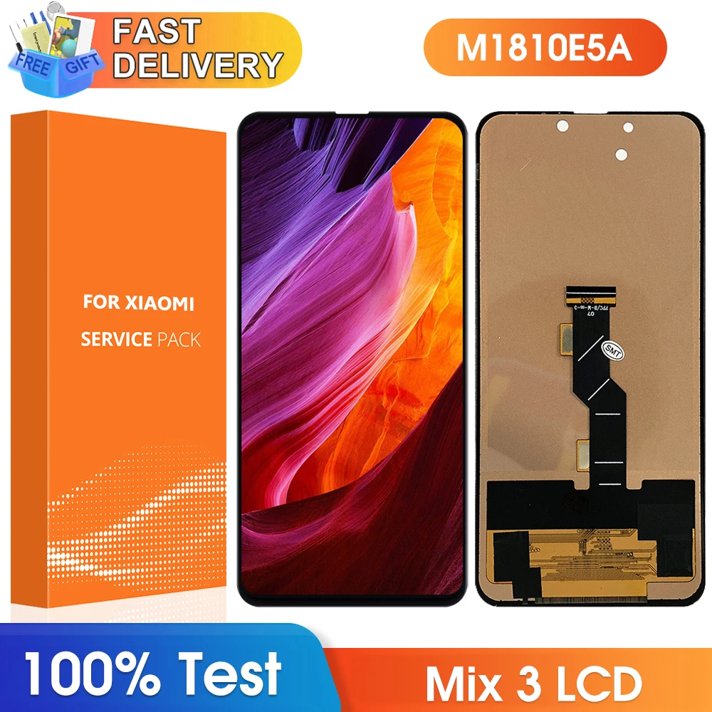 Mix3 Display Screen for Xiaomi Mi Mix 3 M1810E5A LCD Display Touch Screen Digitizer Assembly Replacement for Xiaomi Mix 3