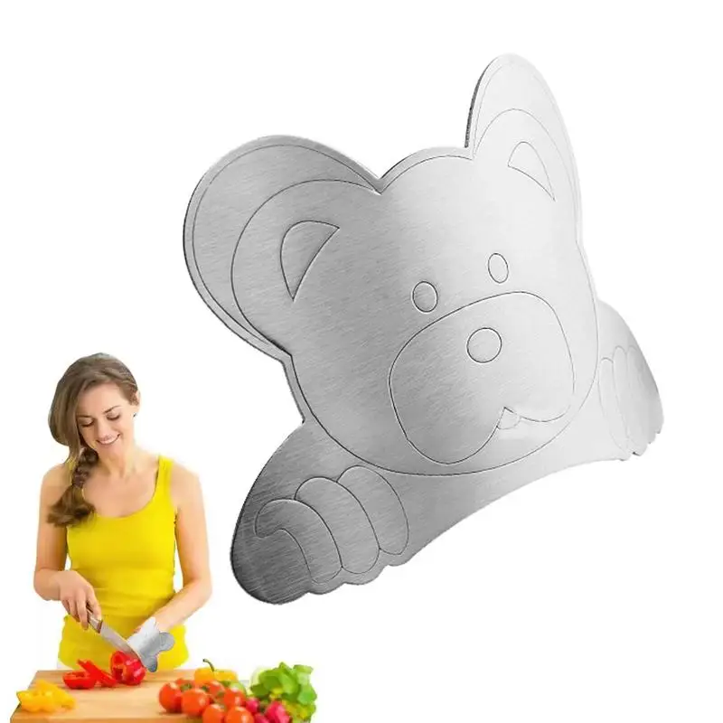 

Защита пальцев для резки еды, защита для нарезки еды из нержавеющей стали, регулируемая защита для резки пальцев, кухонная защита для пальцев с