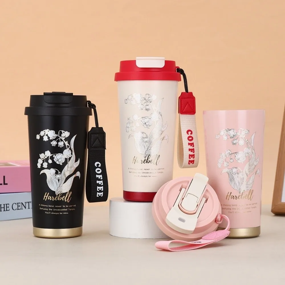 SUS316 الفولاذ المقاوم للصدأ فنجان القهوة العزل أو التبريد يحافظ على كوبًا معزولًا ساخنًا وباردًا عالي السعة 500 مللي كوبًا مفرغًا