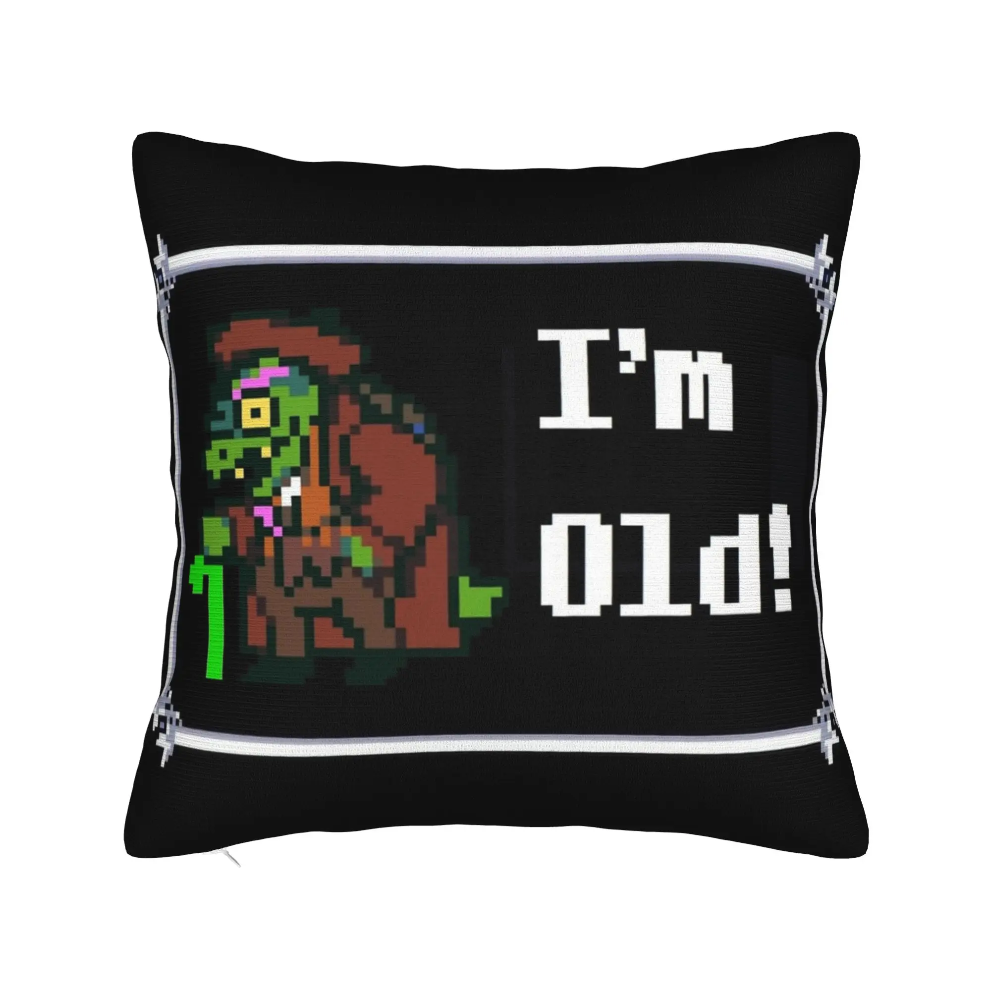 Gerson I'm Old! Deltarune Pillowcase Printed Fabric Cushion Cover Decor  Throw Pillow Case Cover Chair Wholesale 40X40cm