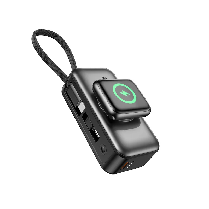 For Magnetic Watch Mini PowerBank 5000mAh Spare battery Portable Charger Mobile External Battery Fast charging For iPhoneSamsung - Image 2