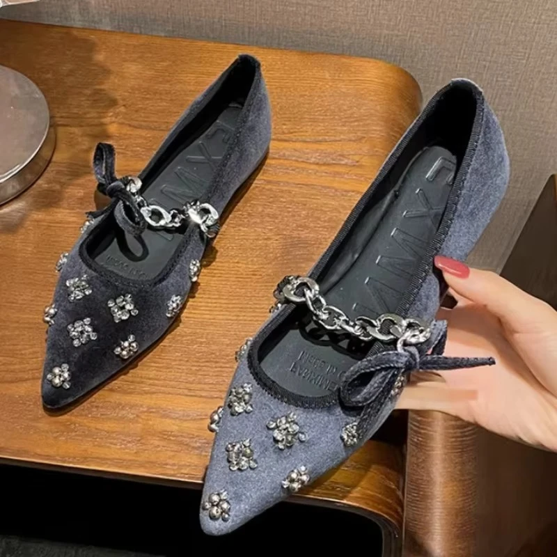 luxury-rhinestone-decoration-ballet-shoes-women-metal-chain-design-pointed-toe-flats-mary-jane-shoes-fashion-banquet-dress-shoes
