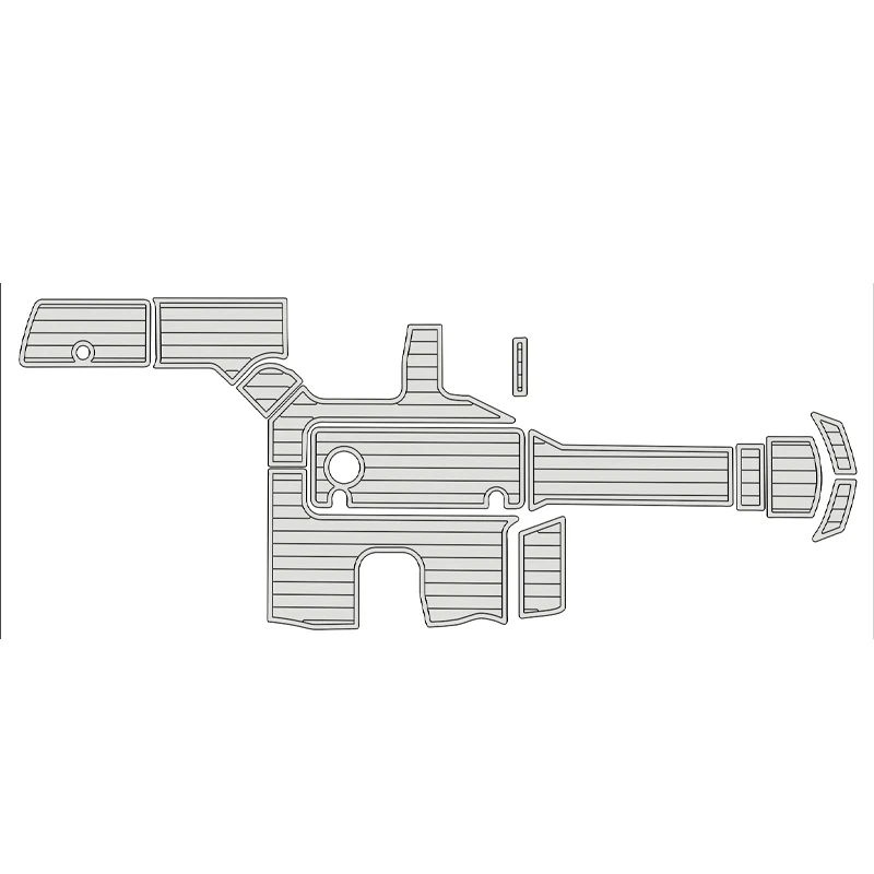 

Напольный коврик из пенопласта EVA из тикового дерева для 2022 года Sea Ray 190 SPX, коврик для платформы для плавания в кабине, самоклеящийся морской коврик