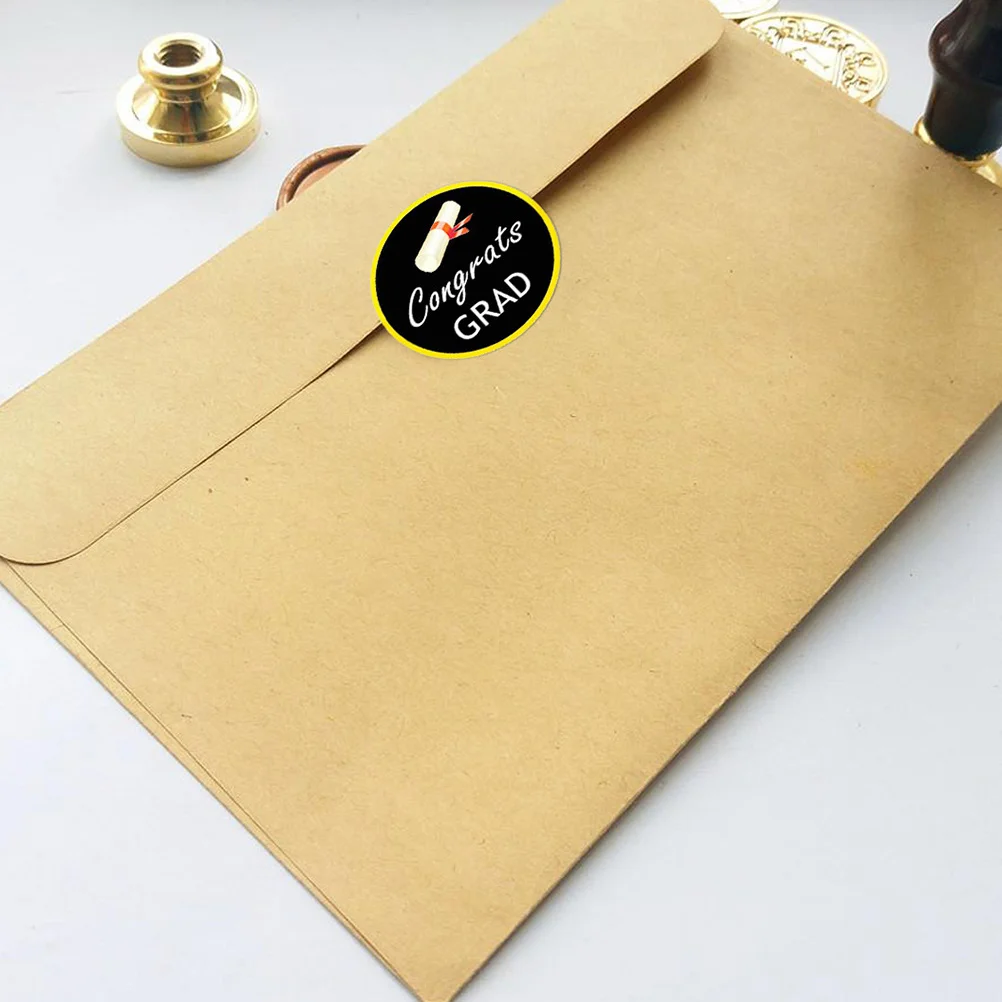 

Candy Bag Stickers Gift Accessory Present Graduation Adhesive Package Decor Decoration