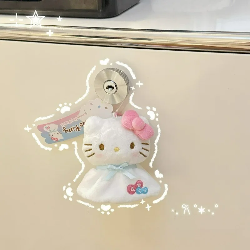 Pingente de Pelúcia Hello Kitty Teru Teru Bozu, Chaveiro de Boneca do Tempo Fofa, Presente Kawaii para Namorada, Casal, Melhor Amiga, Charm para Bolsa