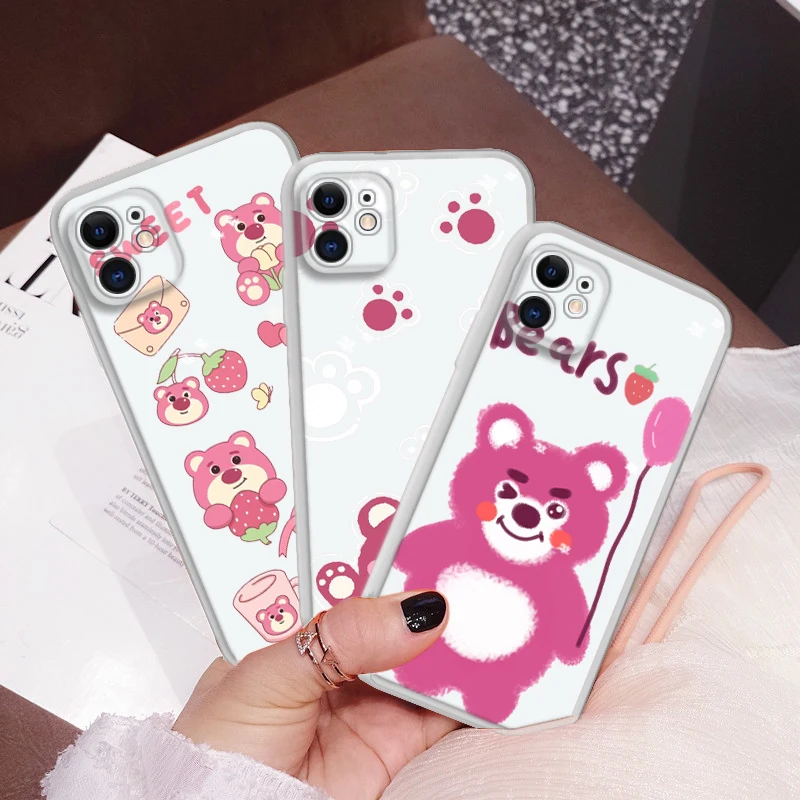 LK14 Lotso Soft Case for Samsung S8 S9 S10 S10E S20 FE S21 Plus S21 Ultra S30 Note 10 20 8 9 M33 M52 M53