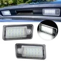 2pcs LED Number Plate Light For Audi A3 A4 S4 RS4 B6 B7 A6 RS6 S6 C6 S5 Q7 A8 S8 Avant Canbus Error Free License Plate Lamp