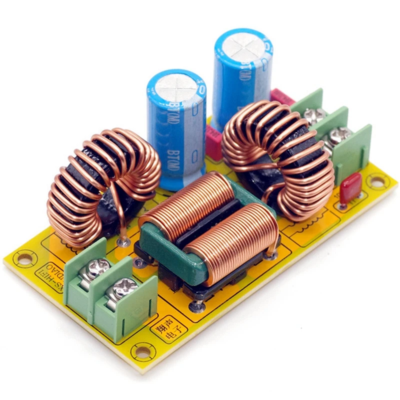 20A DC LC-filter EMI Elektromagnetische interferentiefilter Emc Fcc Hoogfrequente vermogensfiltering voor 12V 24V 48V Auto Gemakkelijk te gebruiken