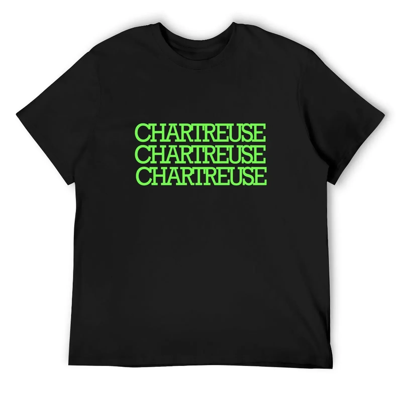 

Chartresue Chartreuse Chartreuse Color T-Shirt customs summer tops clothes for men