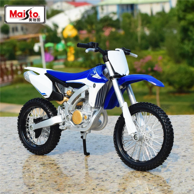 Maisto 1:12 YAMAHA YZ450F, motocicleta de carreras de aleación, modelo de simulación fundido a presión, modelo de motocicleta de Cross-country