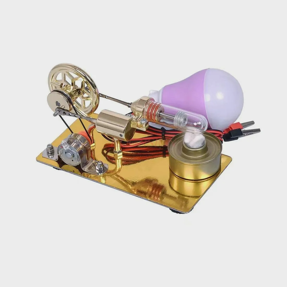 

1set Engine model can start generator engine, thermal engine, popular science