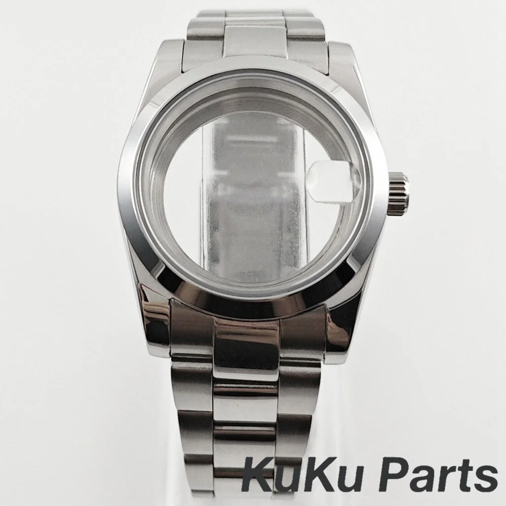 

NH35 36 мм/40 мм полированный водостойкий корпус с сапфировым стеклом для часов NH34 NH35 NH36 NH38 NH39 NH70 PT5000 ETA2824 Механизм