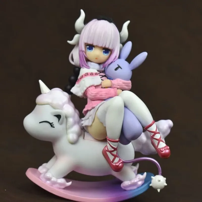 New Kobayashi's Dragon Maid Trojan Rocking Horse Connor GK Figure Statue Model Ornament Birthday Gift