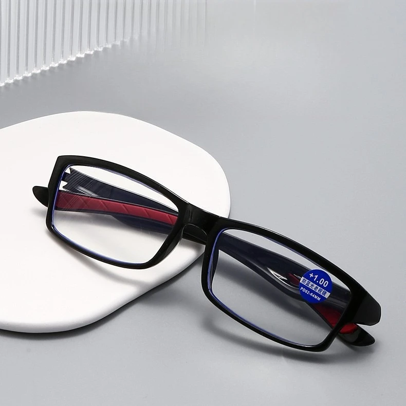 High Definition Anti Fatigue Reading Glasses Sports Style Anti Blue Light Non Slip Comfort Eyeglasses for Elderly Men