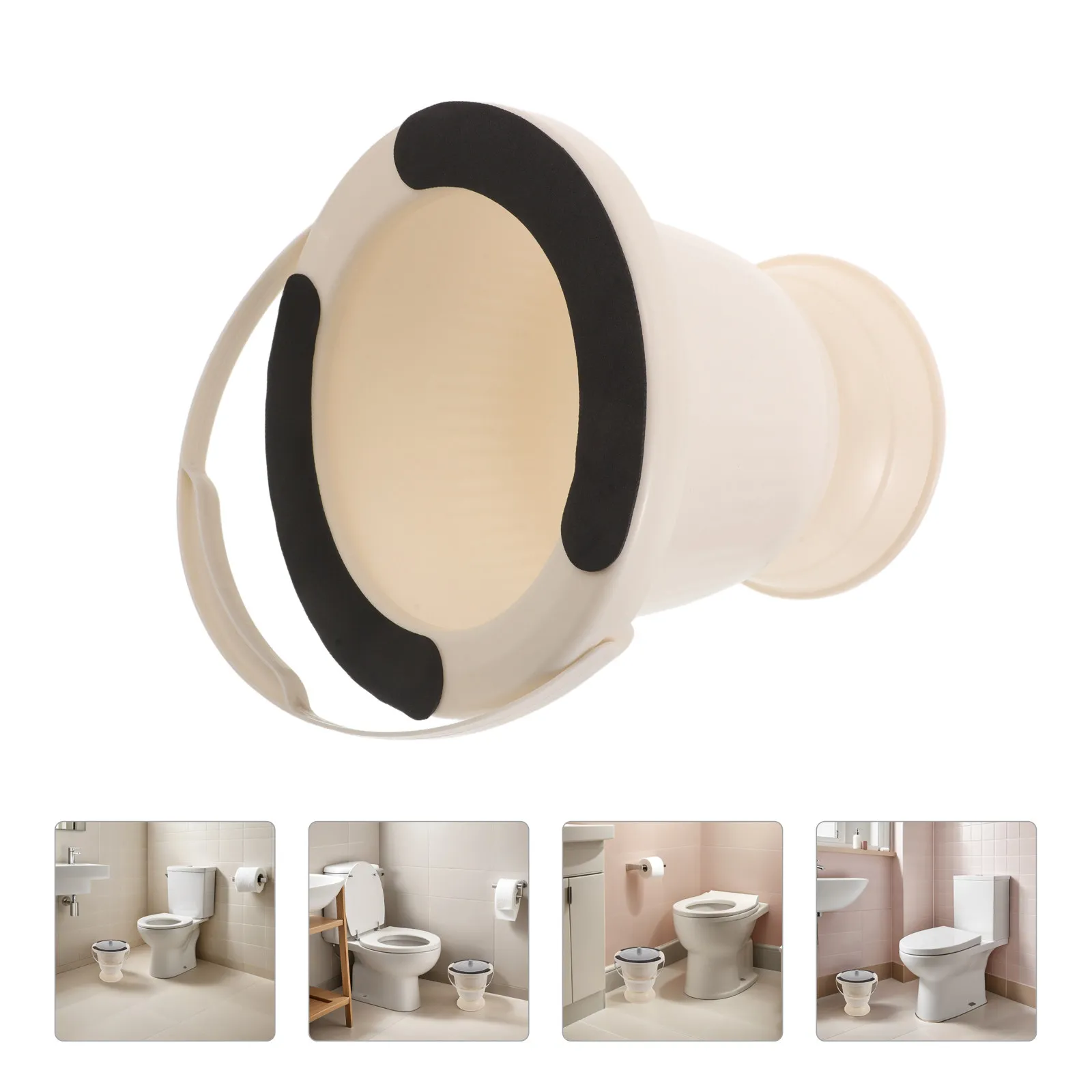 Portable Camping Toilet Bucket Urinal with Lid Leakproof Chamber Pot for Elderly Patients Travel Home Care Bedside Commode Pee