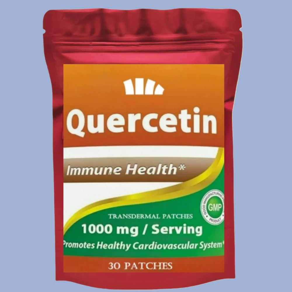 Quercetin Transdermal Patches With Bromelain - Immune Support And Heart Health Respiratory System 30 Patches
