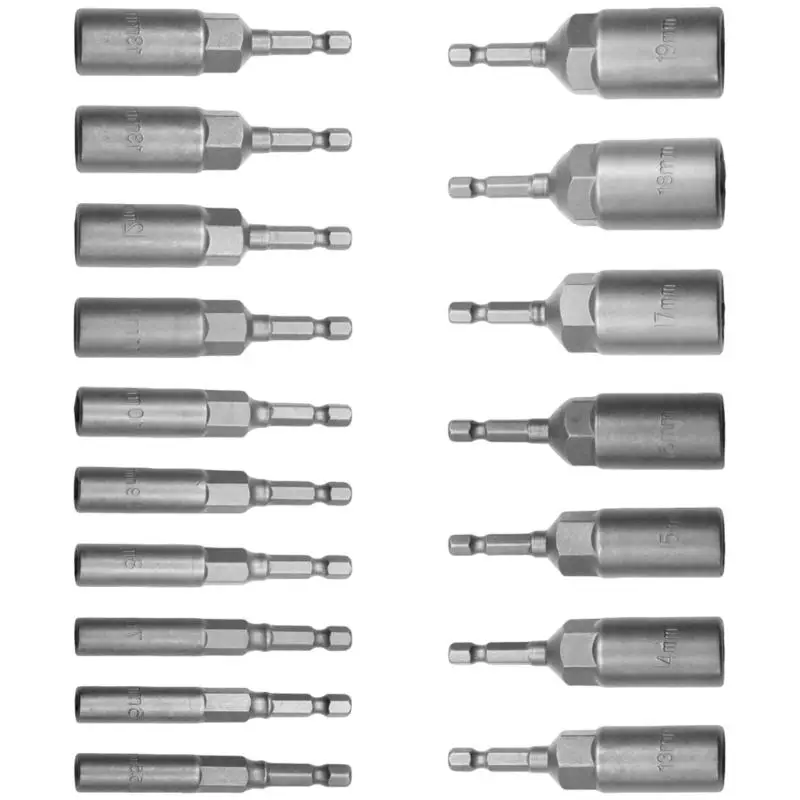 Y1UD Deep Drive Socket Set Professional Steel Enhanced Durability Fits Multiple Drill