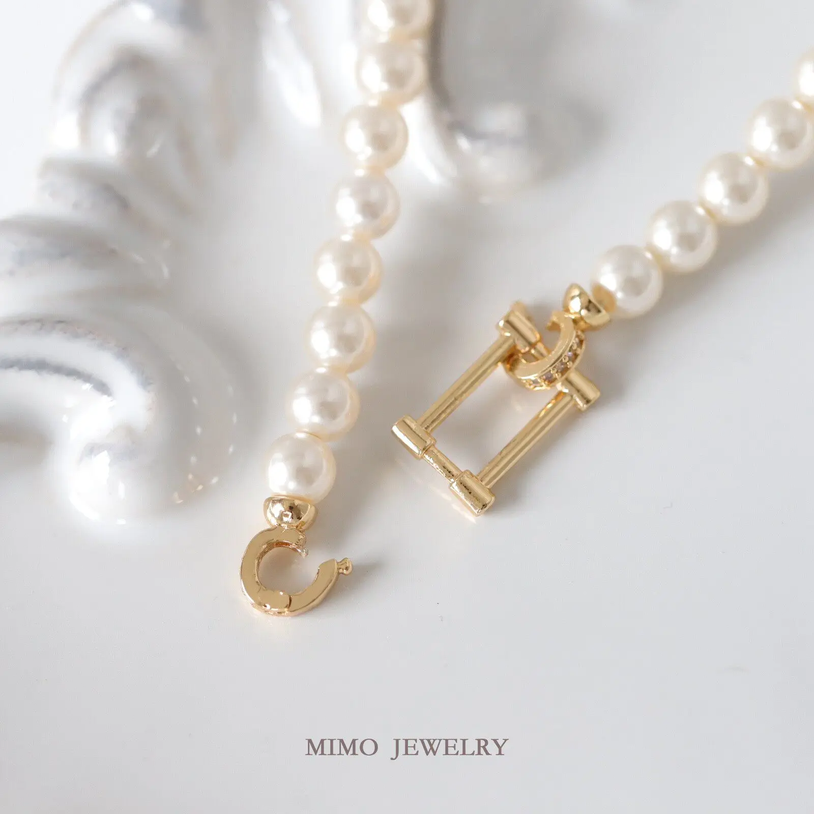 Gold Plated Copper Rectangular Ring Double Buckle Fastener Clasp DIY Jewelry Making Accessories Buckle For Necklace Bracelet