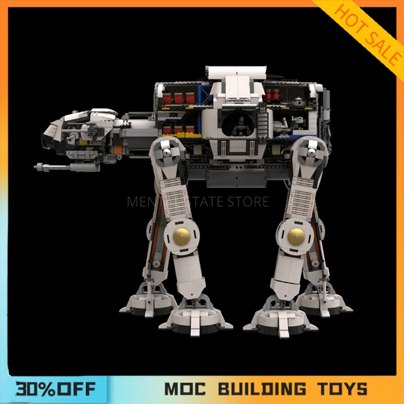 4358PCS Customized MOC Space Force Lunar Walker Building Blocks Technology Bricks DIY Creative Assembly Toys Holiday Gifts