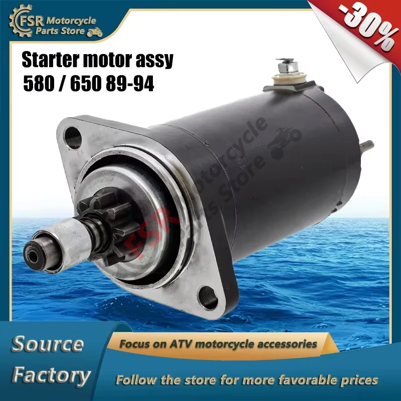 STARTER MOTOR ASSY,FOR SEA-DOO GT GTS GTX SP SPI SPX XP XPI EXPLORER SPEEDSTER 580/650 89-94,JET SKI PARTS