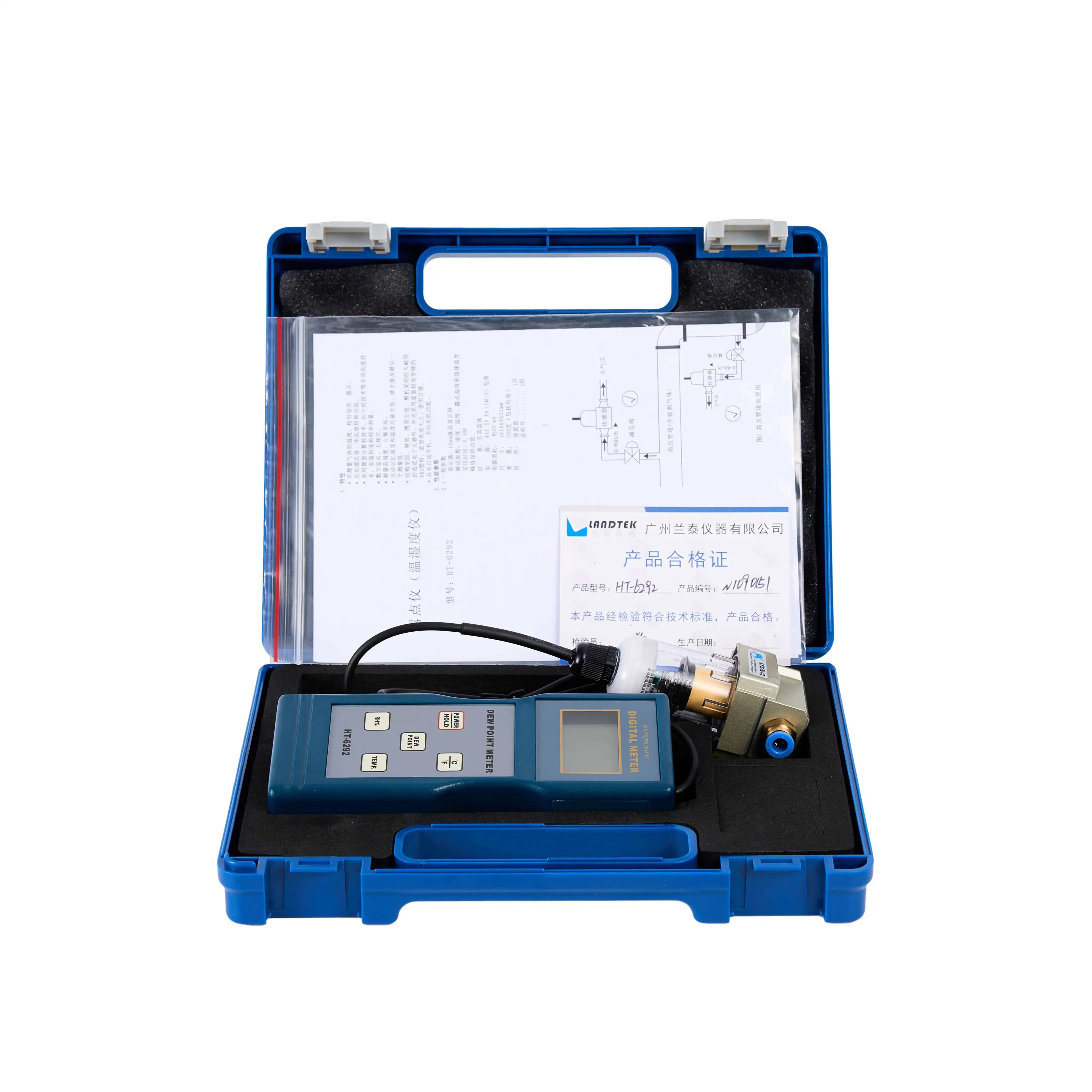 Humidity Meter Dew Point Meter HT-6292 used in workshops, offices, plants Moisture meter 10~95%RH