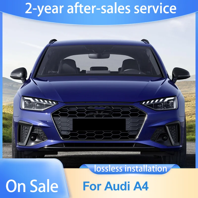 For Audi A4 Headlight Assembly 2020-2024 Modified Featuring LED Matrix Projectors DRL And Sequential Turn Signals Front Lamp