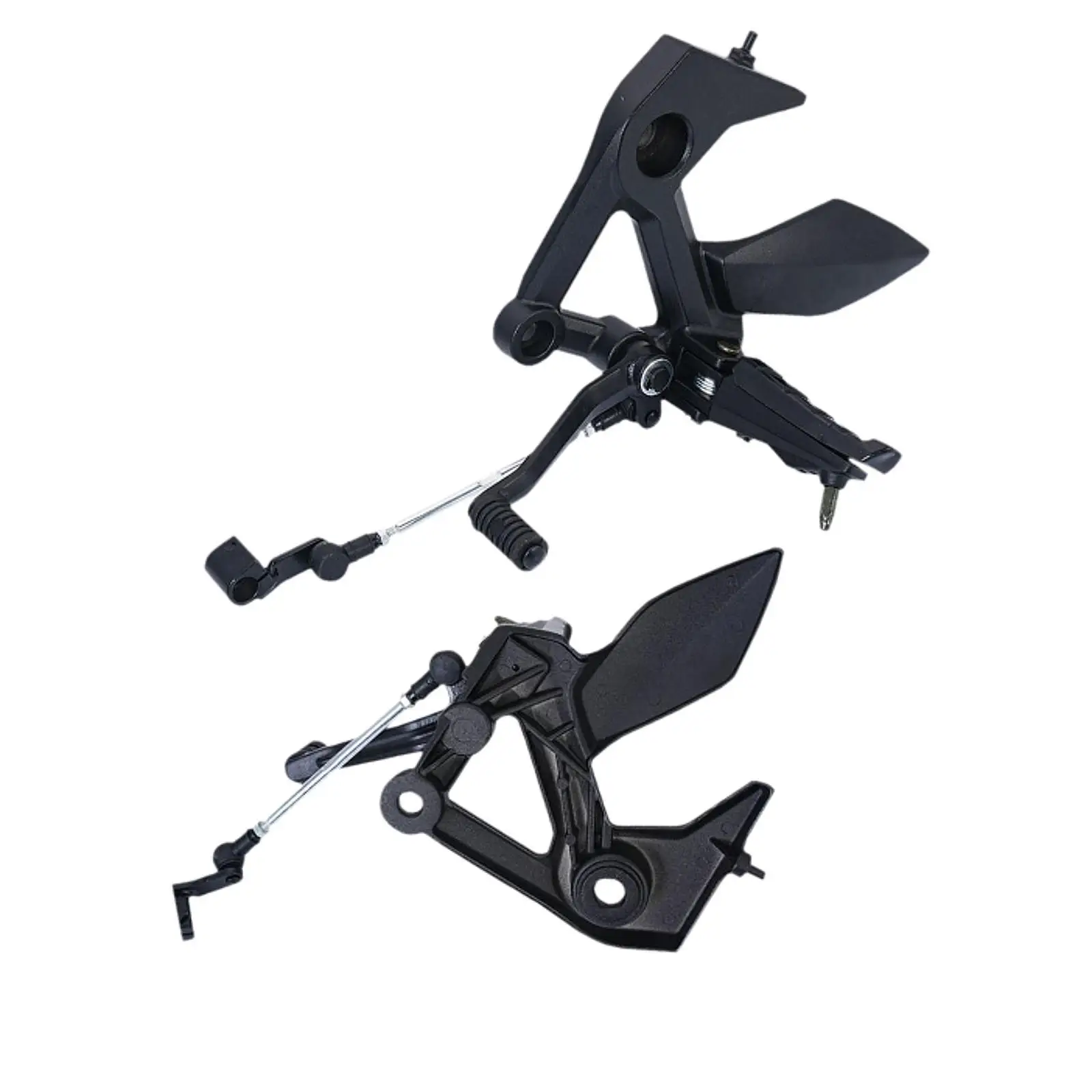 

Мотоциклетная левая педаль, передняя основная подставка для ног, алюминиевый сплав, твердая нескользящая подножка, фитинги для мотоцикла 250Z/250sz