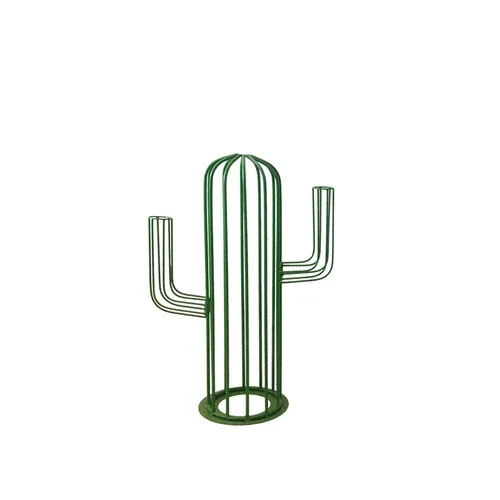 Modern Minimalist Iron Cactus Floor Ornaments Metal Home Living Room Study Green Plant Home Decorations