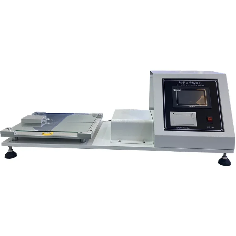 

Footwear static anti-skid tester PU rubber sole friction coefficient testing device