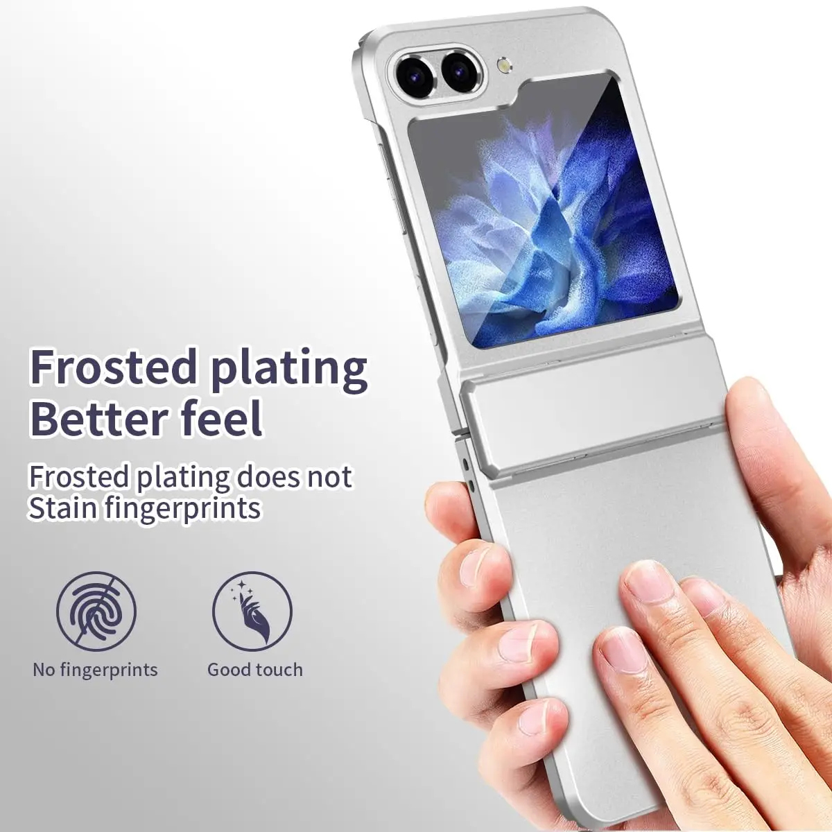 Mobile Cover, Protective Case Compatible with Samsung Galaxy Z Flip 6 Case with Hinge Protection, Ultra Slim, Shockproof