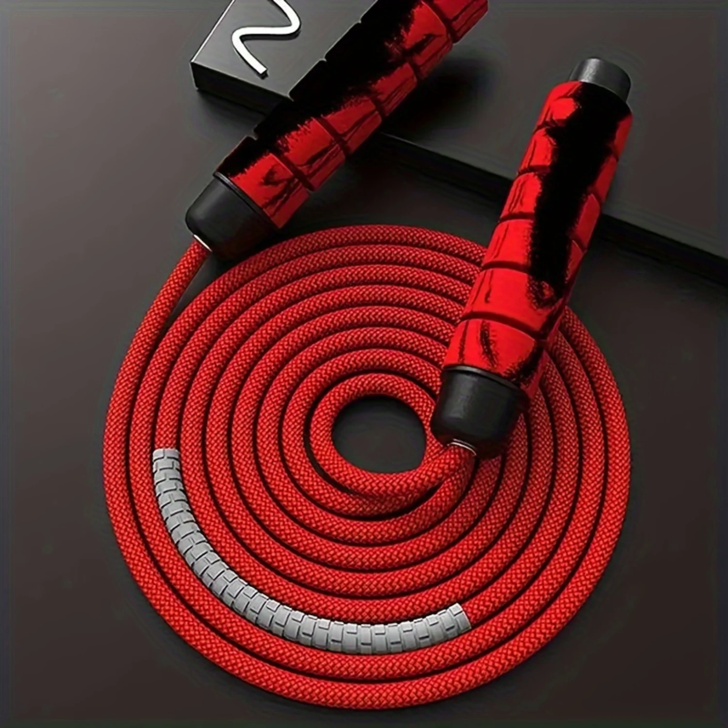 

Adjustable & Durable Jump Rope With Foam Handles For Fitness, Workout, Strength Training - Polyester , Non-, Suitable For Ages 1