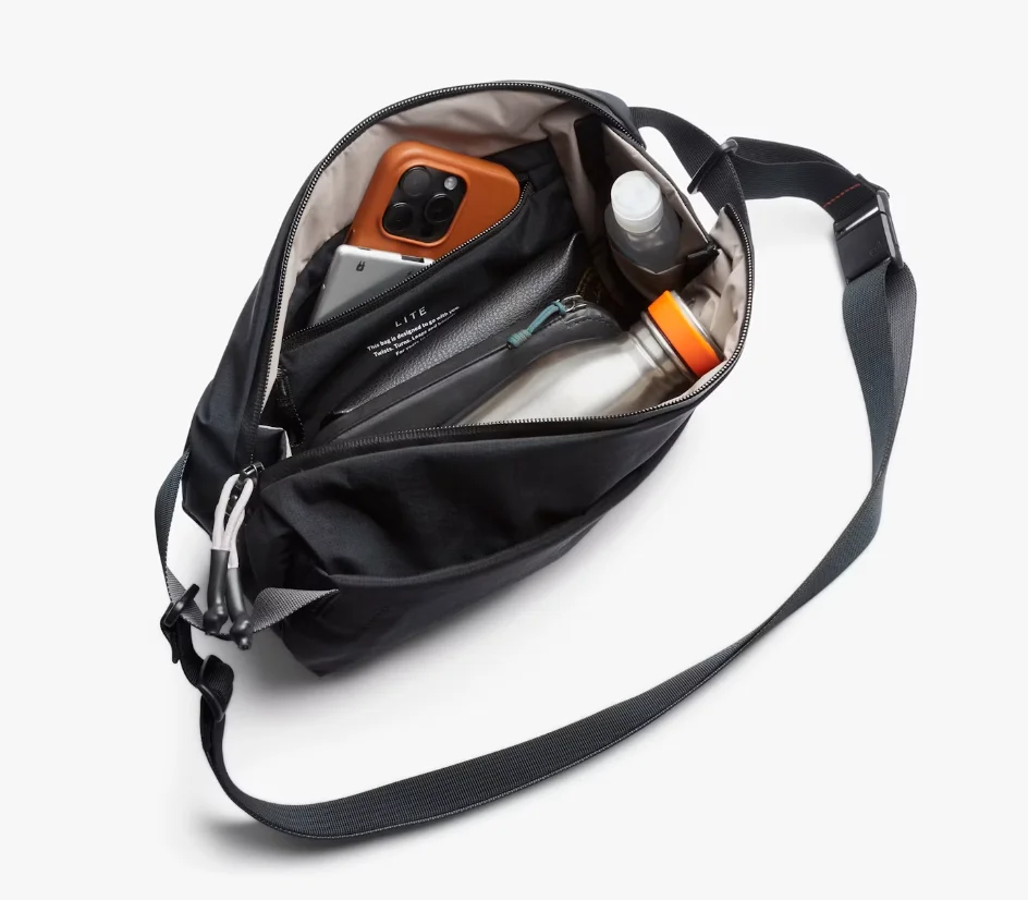 Lite Sling 7L Ultra-Light Crossbody Bag Water-Resistant Durable Commuter Travel Unisex Single Shoulder Sling Purse
